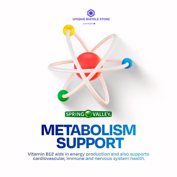 Tabletas de liberación prolongada B12 Spring Valley