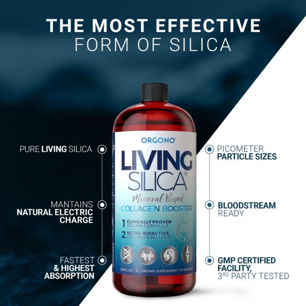 Detalle de empaque de silice líquido