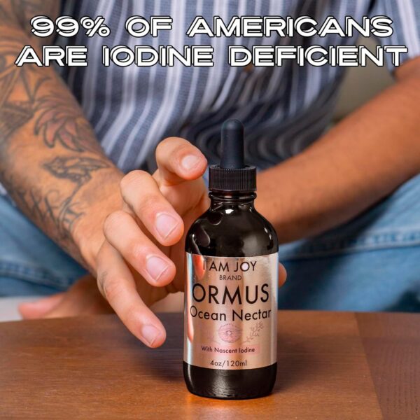 Mezcla de oro 24k y yodo en Ormus