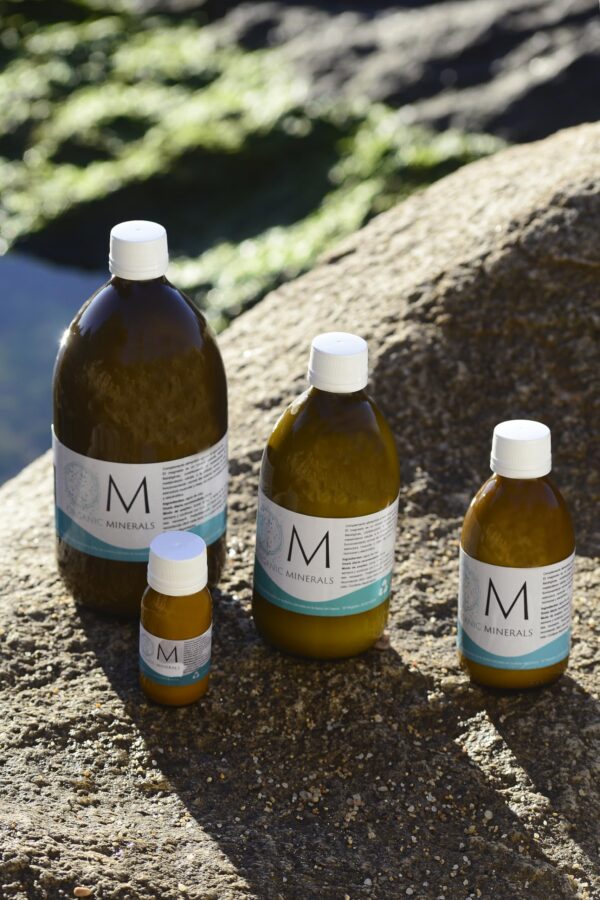 Etiqueta trasera de Ormus Organic Minerals 500 ml