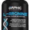 Frente de la botella ORPHIC NUTRITION L-Arginina