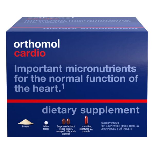 Orthomol Cardio suplemento para la salud cardiovascular