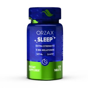 Version 1.0.0 ORZAX Sueño melatonina 5 mg y vitamina B6 envase 120 tabletas
