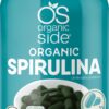 Botella de tabletas de espirulina OS Organic Side