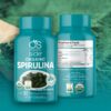 Tabletas de espirulina OS Organic Side en uso diario