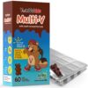Ositos masticables multivitamínicos YUM-V sabor chocolate para niños