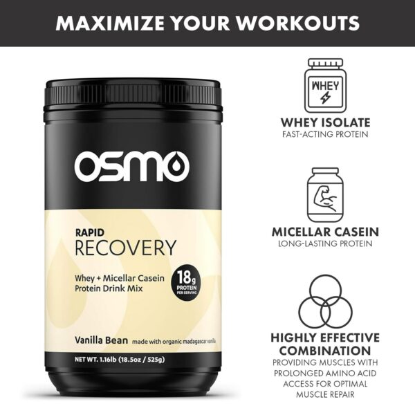 Version 1.0.0 Etiqueta lateral de Osmo Rapid Recovery Mix