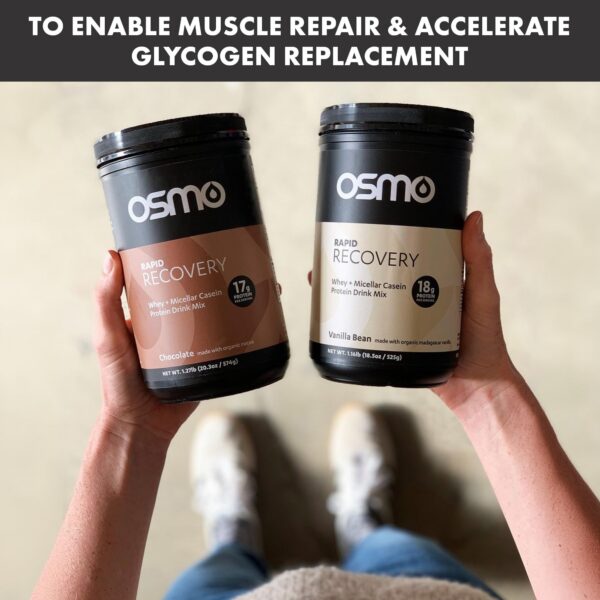 Frasco de polvo de vainilla listo para mezclar