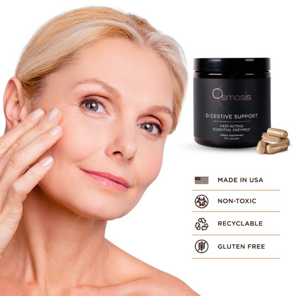 Etiqueta del producto Osmosis Enzimas Digestivas