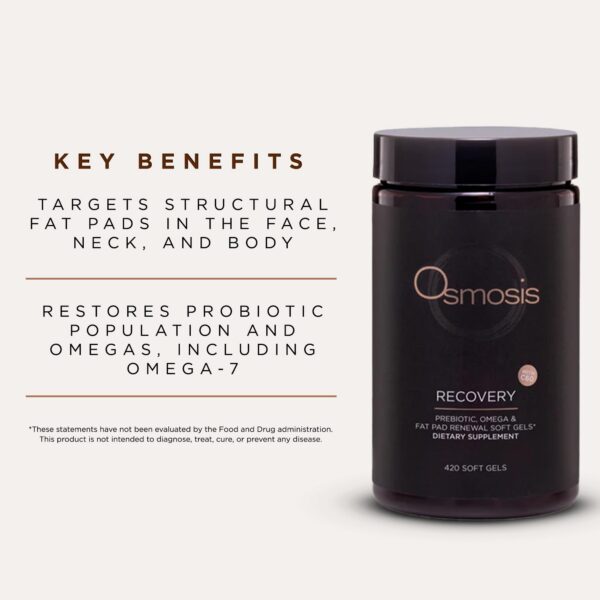 Cápsulas gel blandas Osmosis Recovery