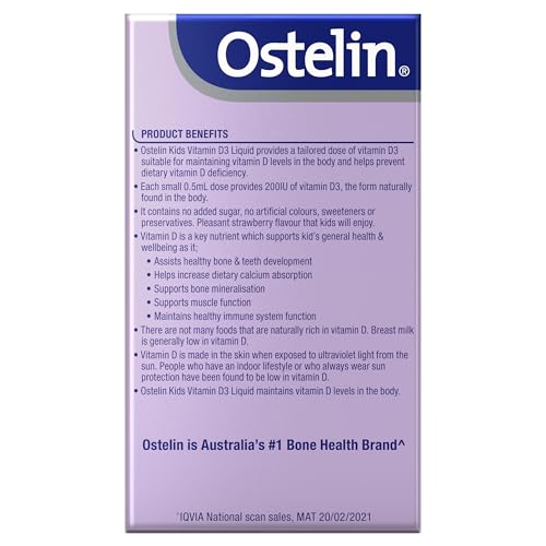 Dispensador de dosificación Ostelin vitamina D para niños