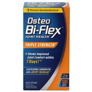 Osteo Bi-Flex Triple Strength suplemento salud articular frasco 120 tabletas