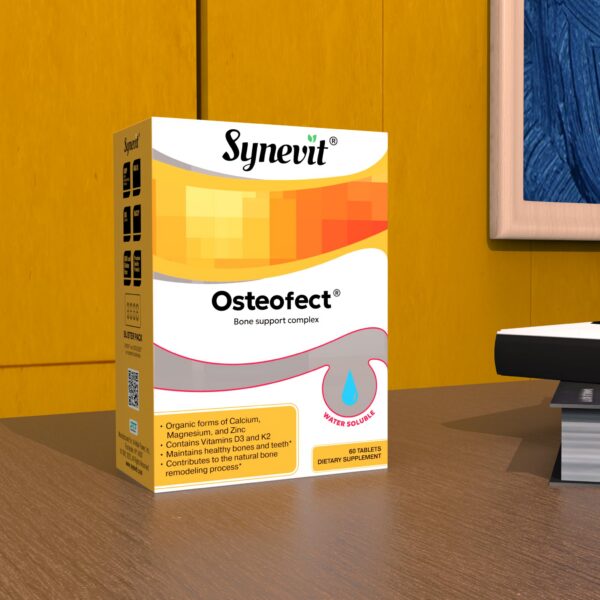 Frasco Osteofect calcio organico 60 capsulas