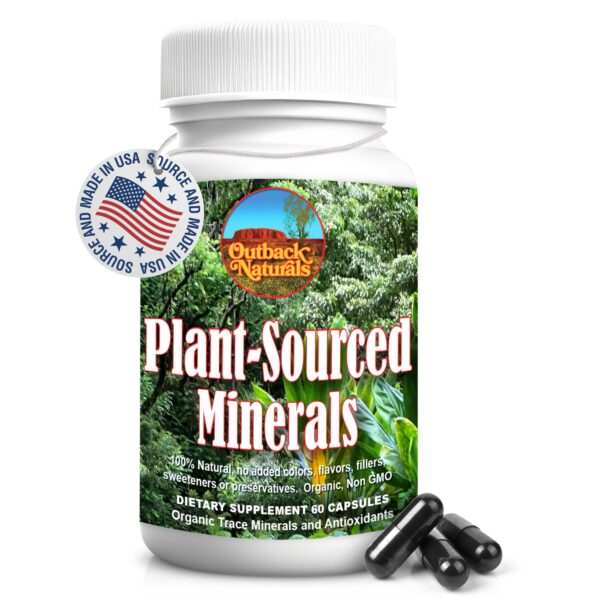 Frontal del frasco Outback Naturals Fulvic Humic Mineral Blend