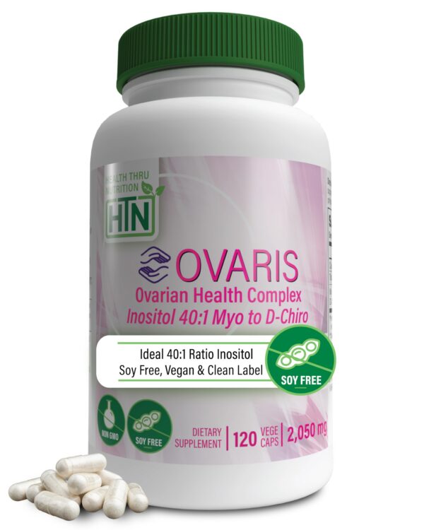 Etiqueta frontal OVARIS Ovarian Health Complex