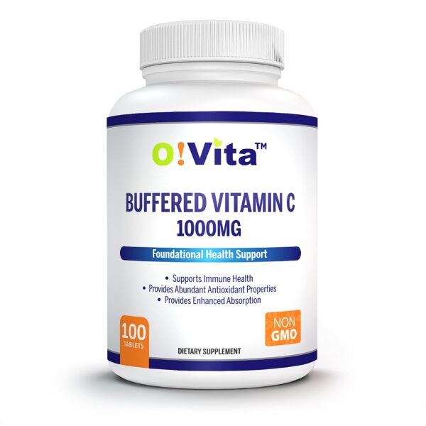 O!VITA Vitamina C buffer 1000mg 100 tabletas antioxidante
