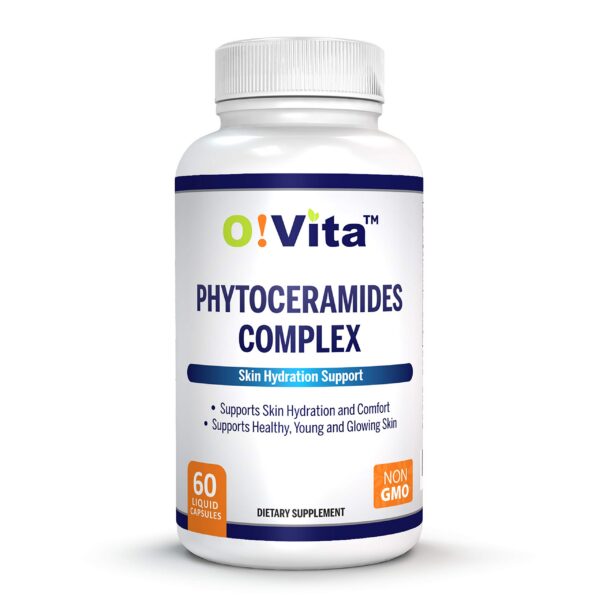 Frasco y etiqueta de O!VITA Phytoceramides Complex