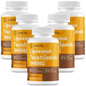 Owegel liposomal tocotrienols 1000mg botella frontal