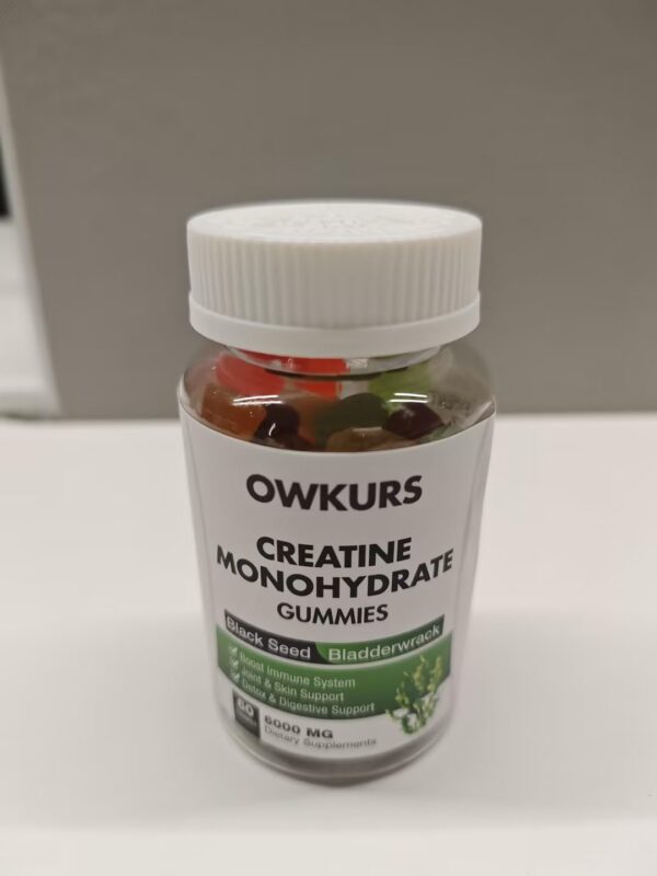 OWKURS gomitas creatina monohidrato frente del envase