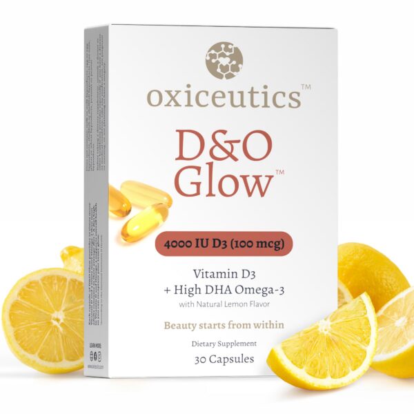 Frasco frontal de Oxiceutics D&O Glow