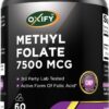Frente del envase Oxify methyl folate 60 cápsulas