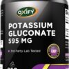 Oxify gluconato de potasio frasco con etiqueta frontal