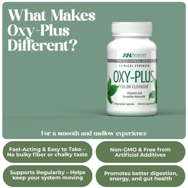 Oxy-Plus detox colon sin fibra en cápsulas para adultos