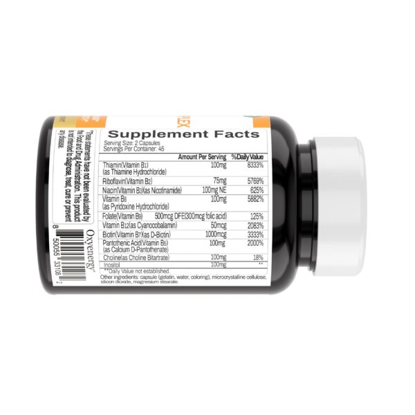 Caja del suplemento Vitamina B Complejo