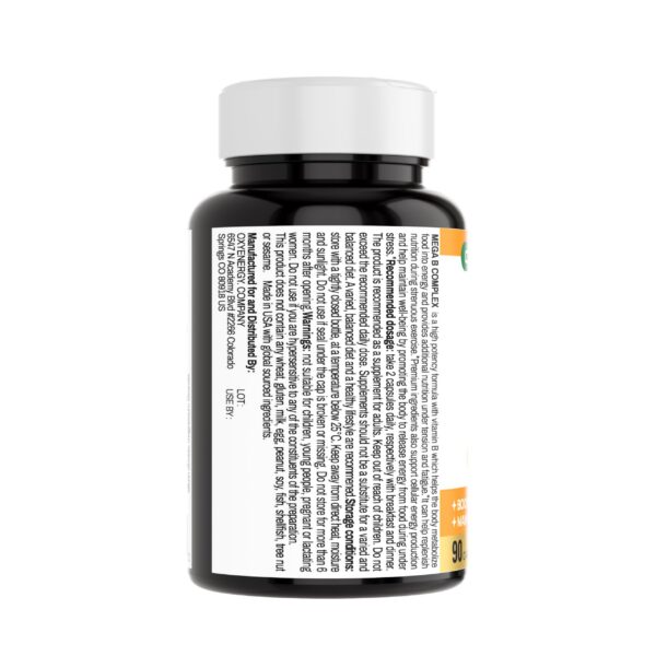 Cápsulas del OxyEnergy Vitamina B