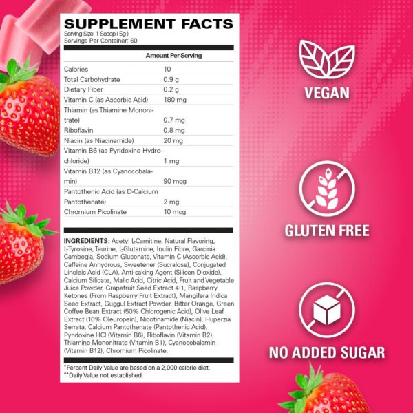 Etiqueta del producto OxyShred Cosmic Blast