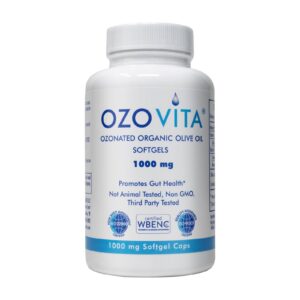 OZOVITA aceite de oliva ozonizado 1000mg 60 cápsulas para salud