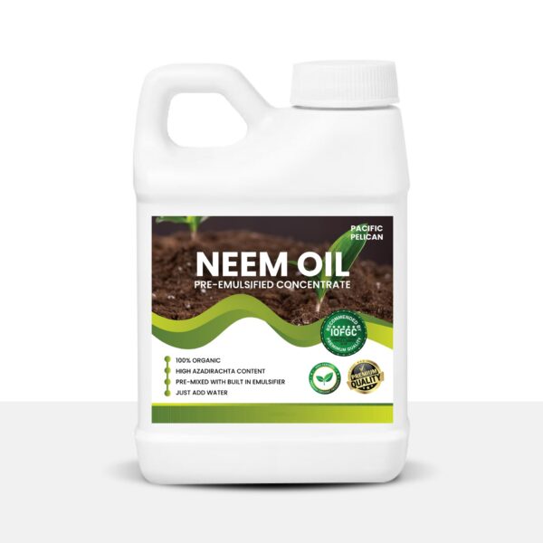 Pacific Pelican aceite neem organic 16 oz botella frontal