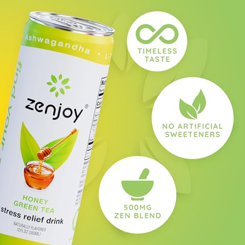 Pack de 12 bebidas Zenjoy para estrés y enfoque