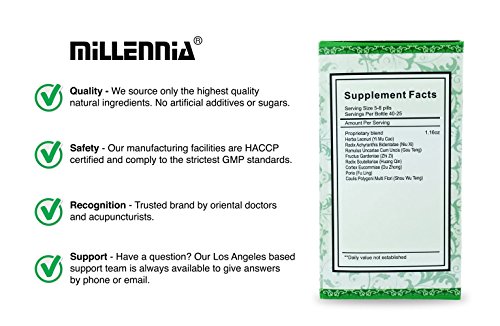 pack 12 botellas millennia tian ma gou teng wan 200 pastillas