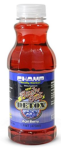 Pack 2 Champ Flush Out detox bebida sabor acai