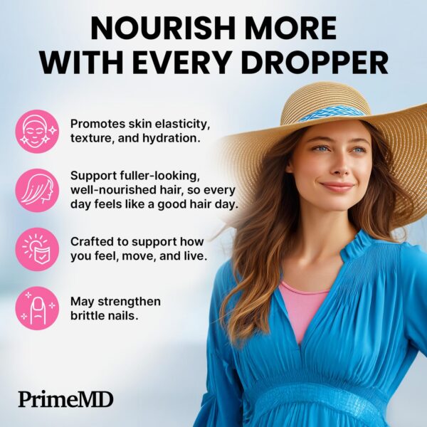 Etiqueta con biotina y queratina