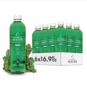 Pack agua clorofila vitaminada 6 botellas 16.9 oz