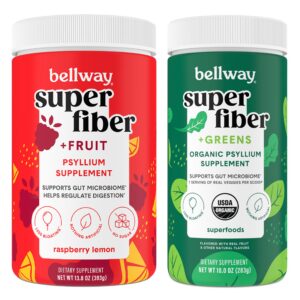 Pack Bellway Super Fiber fruta y greens para digestión
