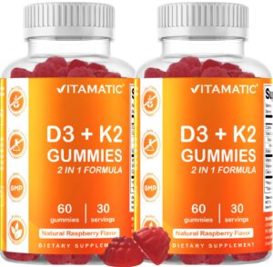 Version 1.0.0 Paquete doble gominolas Vitamatic vitamina d3 y k2 60 unidades