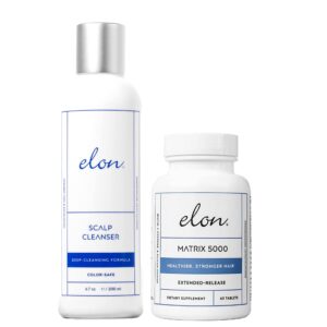Version 1.0.0 Pack Elon limpiador cuero cabelludo y pastillas biotina
