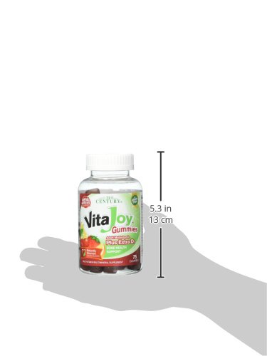 pack multivitaminico 21st century vitajoy 75 unidades gummies