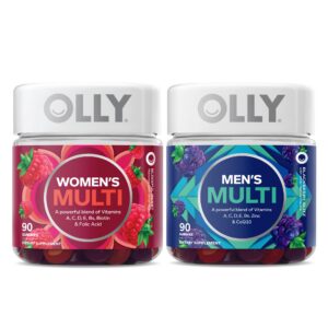 Pack multivitamínico inicial OLLY para mujer y hombre 90 días