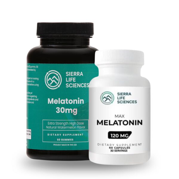 Pack SIERRA LIFE SCIENCES melatonina gomitas y cápsulas