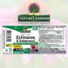 Version 1.0.0 Packaging Nature's Answer Echinacea Goldenseal suplemento sin alcohol