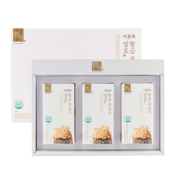 Paquete de palitos de hongo coliflor dorado coreano