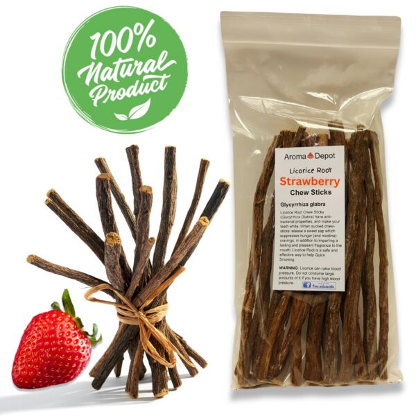 Palitos individuales de regaliz con sabor a fresa Aroma Depot