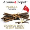 Palitos masticables natural licorice vainilla aroma depot