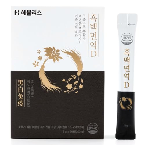 Palitos de miel con ginseng negro coreano H HEBLIS paquete individual