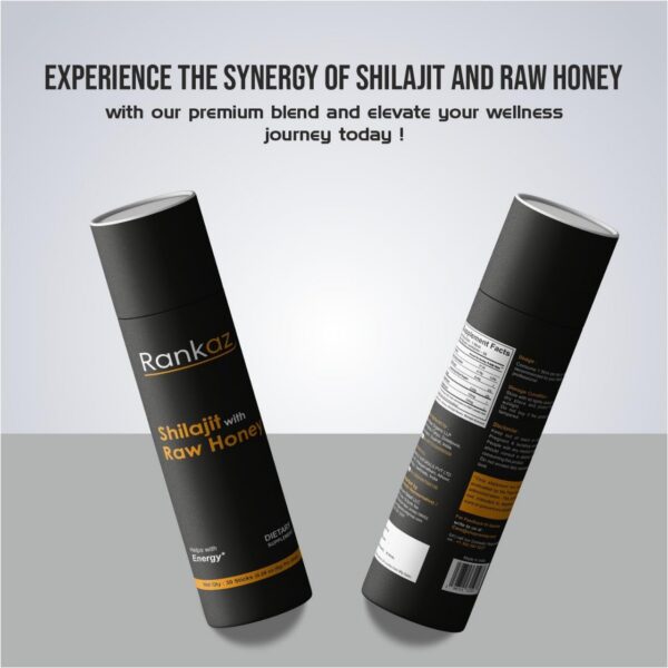 Palitos miel con shilajit minerales traza Rankaz
