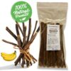 Palitos de regaliz duraderos sabor banana y fresa